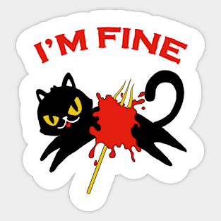 I'm Fine Sticker